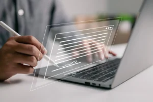 Escritório moderno da Brains Coworking em Curitiba para endereço fiscal